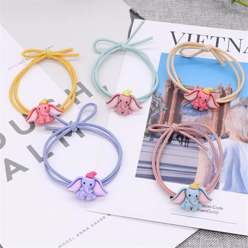 5Pcs Baby Girls Pokemon Rubber Band Mickey Hair Accessories Dumbo Pikachu Rabbit Clip Christmas Bow | Детская одежда и обувь