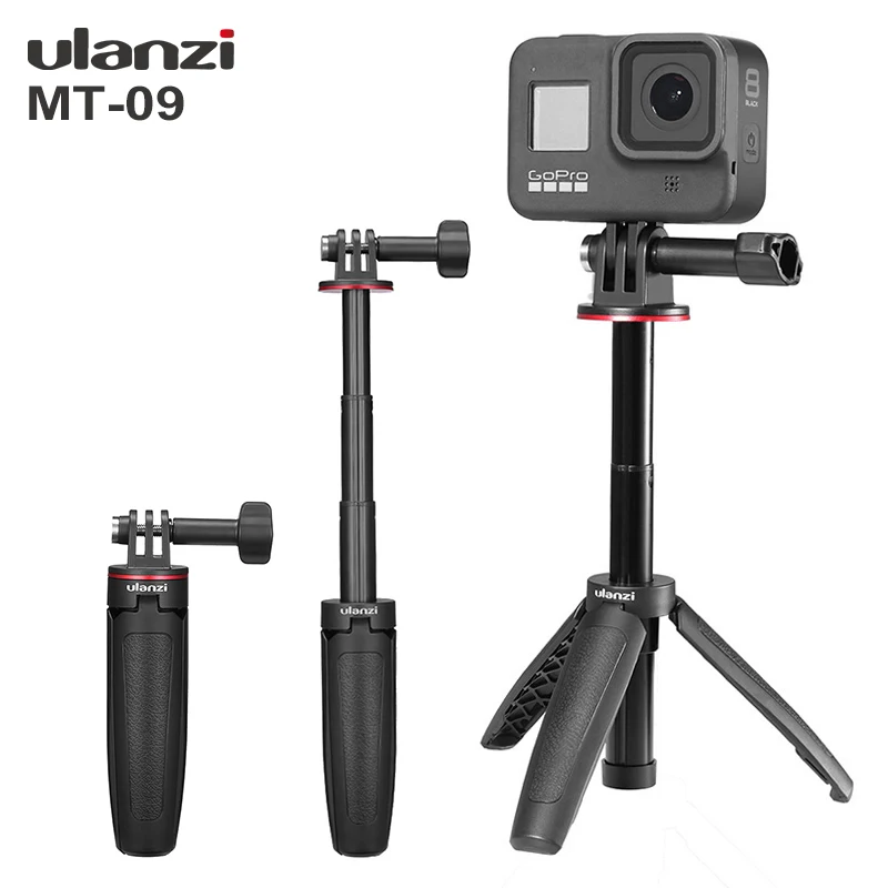 Ulanzi MT 09 удлиненный Штатив для Gopro Vlog Мини Портативный штатив Hero 8 7 6 5 Black Session Osmo аксессуары экшн