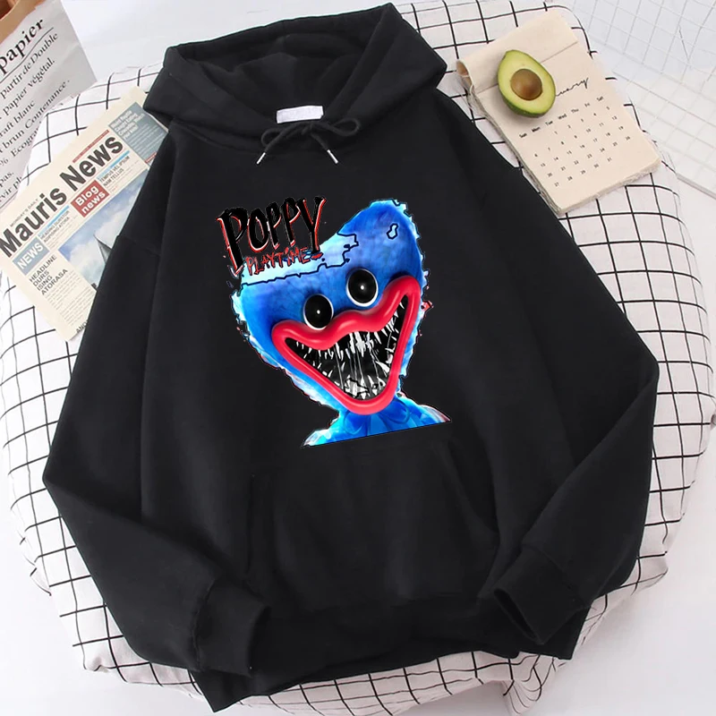 

2022 Poppy Playtime Hoodie Men Cartoon Kawaii Hooded Tee Streetwear Hot Game Poppy Playtime Pullovers Sweatshirts Hoody Male