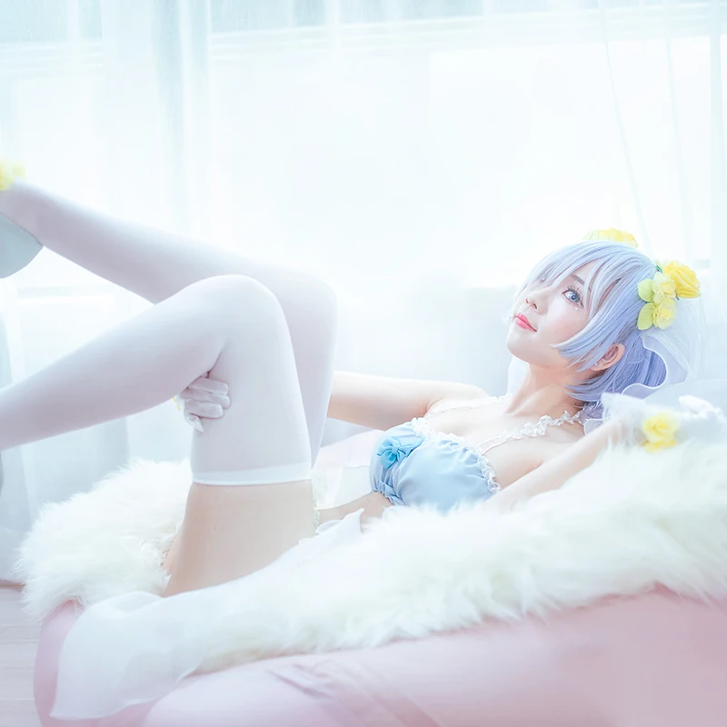 Аниме Комикс Re ZERO Начальная жизнь в другом мире Косплей костюмы Rem Костюм