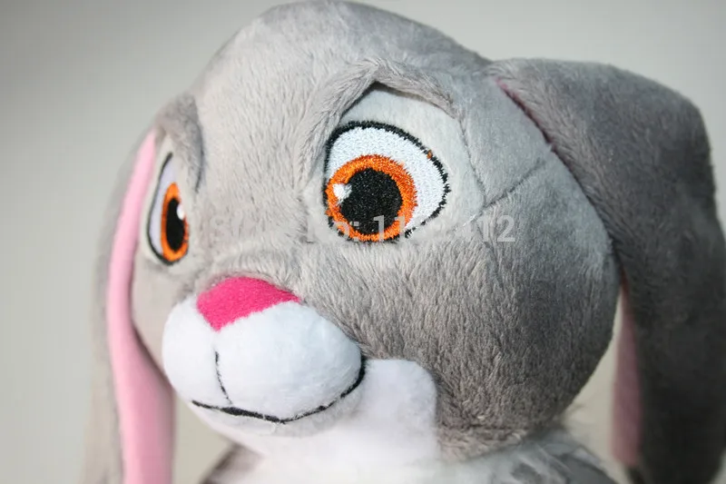 Милый кавайный кролик в виде клевера серый плюшевая игрушка 25 см плюшевые