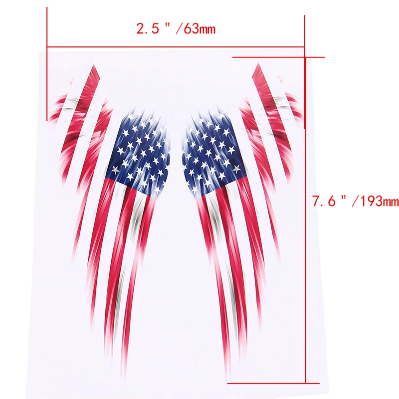 Забавные стикеры POSSBAY s американские/немецкие флаги Великобритании крылья