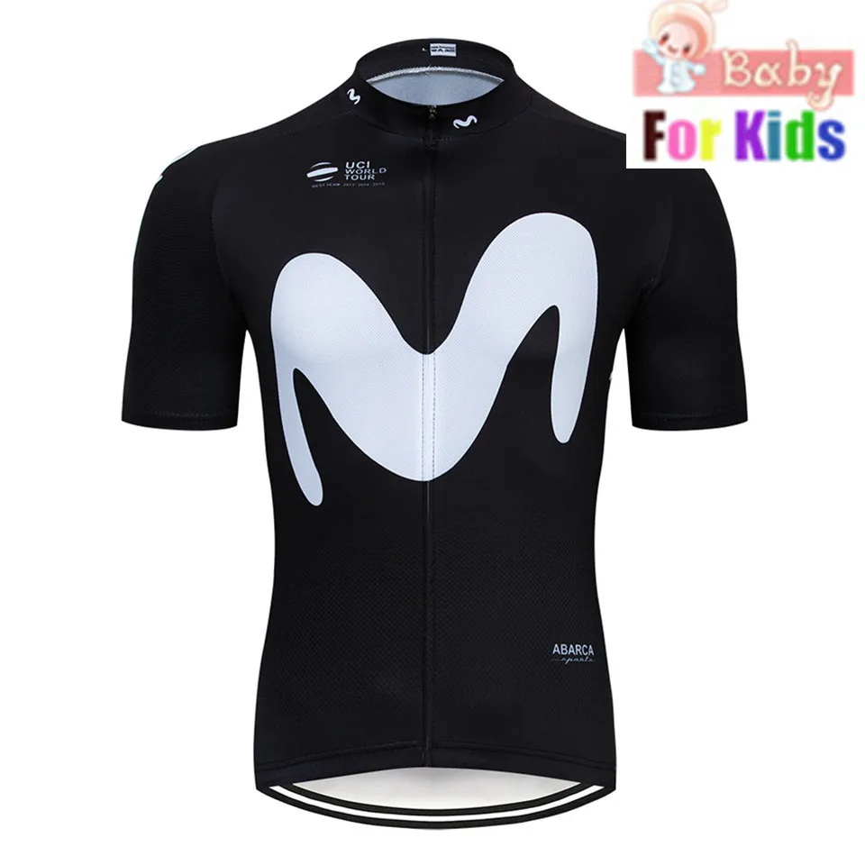 Новинка года; детская дышащая одежда для велоспорта; Детские Трикотажные шорты для велосипеда; Топ для велосипеда; Ropa Ciclismo; футболки для горного велосипеда; костюм черного цвета - Цвет: 5