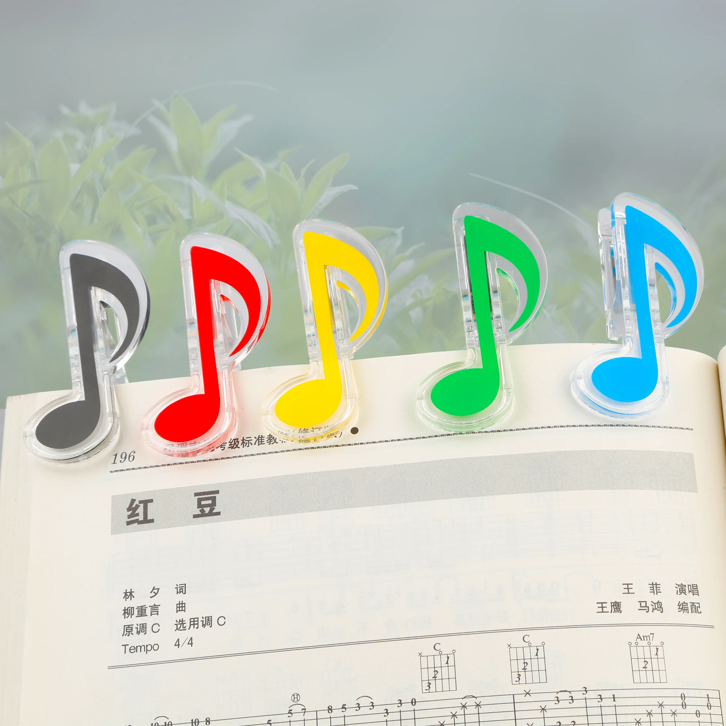 

Piano Score Clip High Clef Score Octave Ticket Clip Music Stationery Paper Clamp Cute Clip Photo Clip De Papel Accessoire Bureau