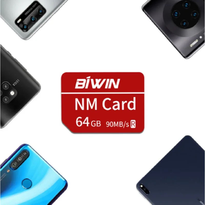 biwin huawei nanomemory card 128gb nm card nm memory card up to 90mbs compatible with huawei p30p30 promate xmate xsmate 40 free global shipping