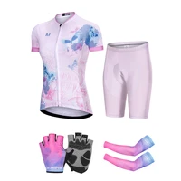 summer mtb road bike clothing womens bib shorts suit 2021 cycling jersey set ladies dress bicycle clothes bmx racing uniform