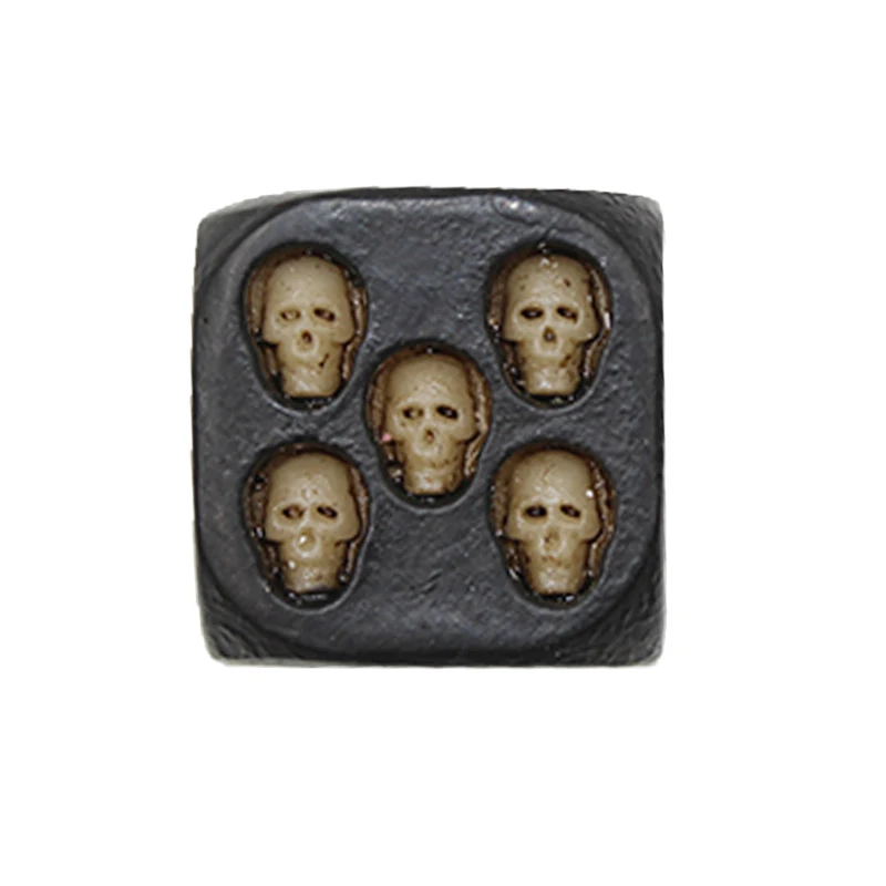 5 шт. Новый питьевой игральная кость Счастливого Хэллоуина игральных костей с