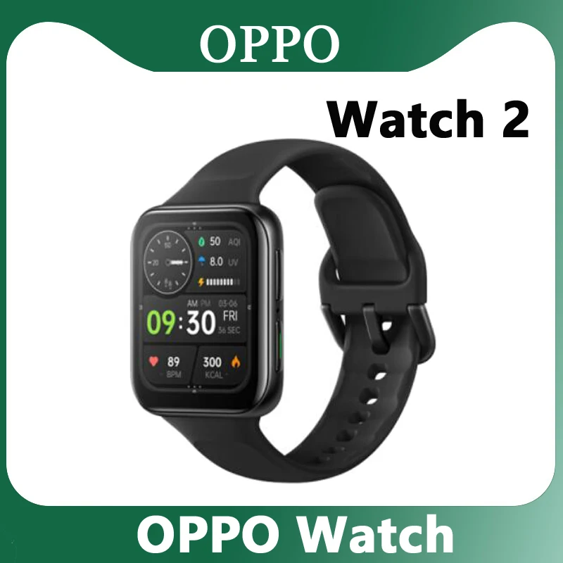 Оригинальные новые Смарт-часы OPPO Watch 2 46 мм 42 сотовый телефон eSIM 1 ГБ 8 GPS 91 дюйма AMOLED