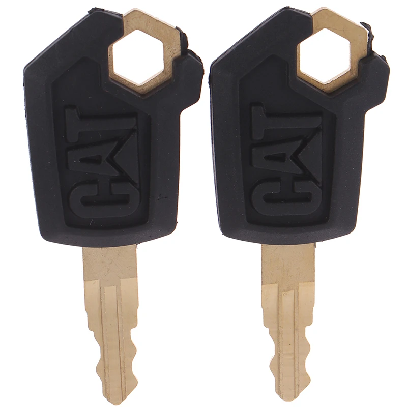 

Black & Gold 2PCS Key For Caterpillar 5P8500 Heavy Equipment Ignition Loader Dozer Metal & Plastic High Quality