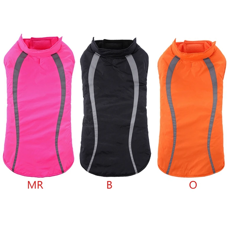 

Утепленная зимняя Светоотражающая куртка для питомцев, одежда для больших собак, модные аксессуары для собак, одежда для собак пальто