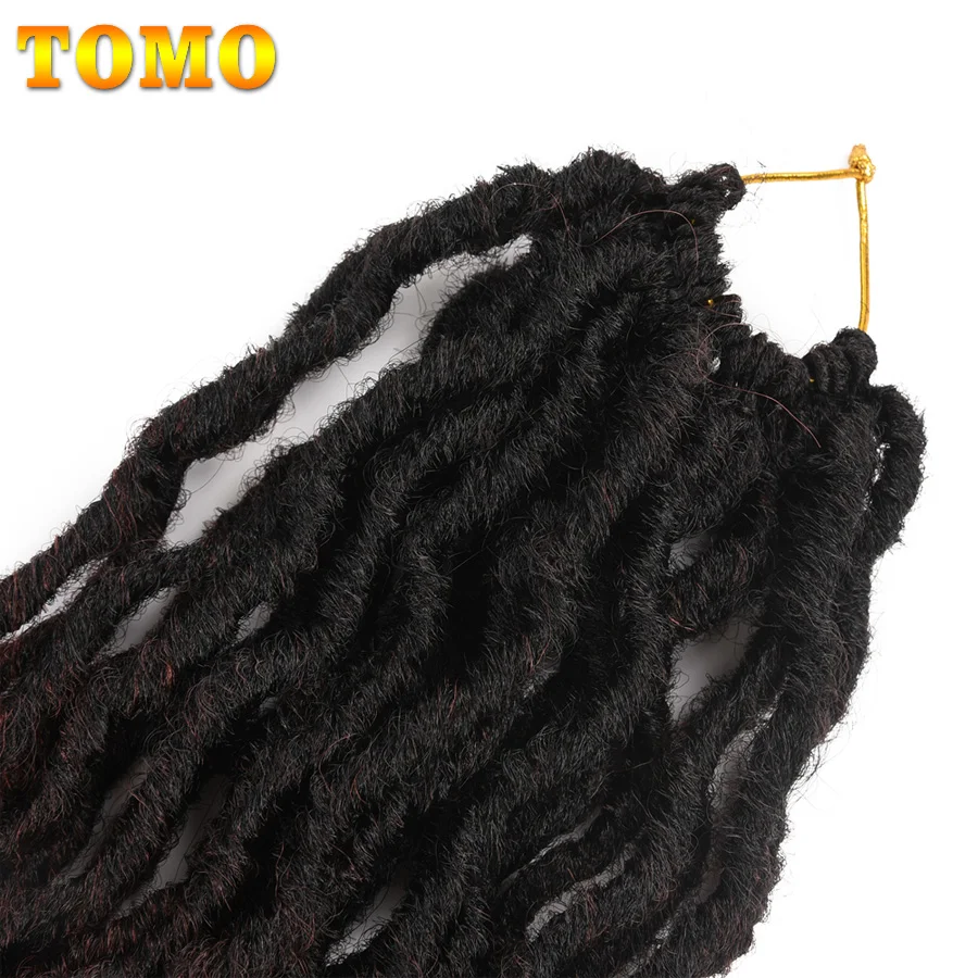 TOMO Ombre Faux Locs Curly вязанные крючком волосы для женщин 24 пряди блонд крючком косички богиня Locs 18 дюймов синтетические плетеные волосы