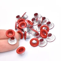 red round eyelets rivet repair hardware canvas diy leather craft supplies bag shoes belt cap clothing craft projects 100pcs 4mm