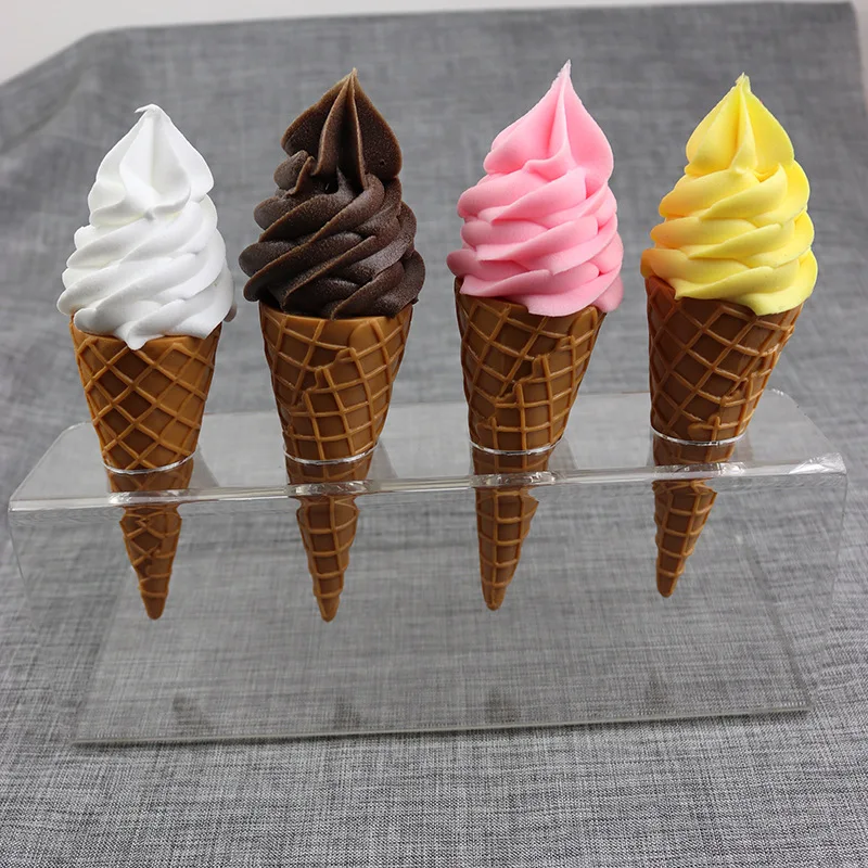Simulated ice cream model fake ice cream cold food dessert photo props kids play toys