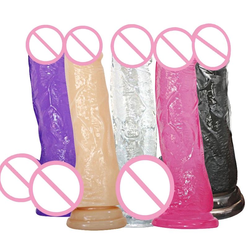 Гигантский длинный желеобразный фаллоимитатор реалистичный пенис для взрослых