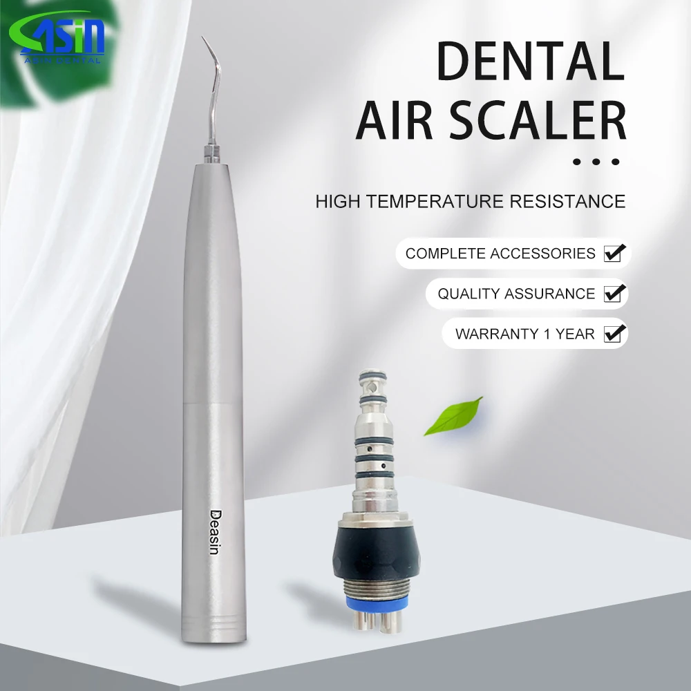 Dental KAVO Air Scaler Handpiece Sonic S 4 Holes Quick Coupling Integrated Spray Scaling Removal Calculus Stain 3 tips