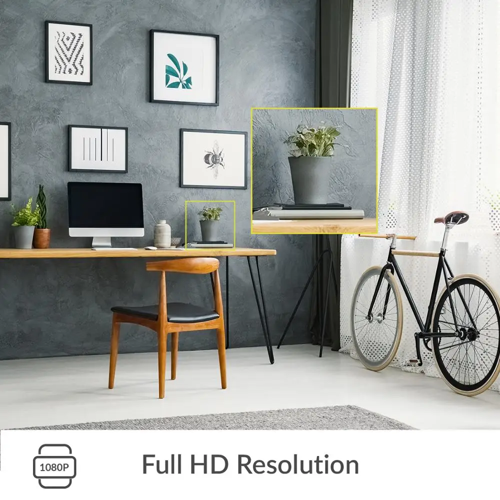 Домашняя камера YI 1080p Home Camera | Режим ночной съемки Обнаружение движения