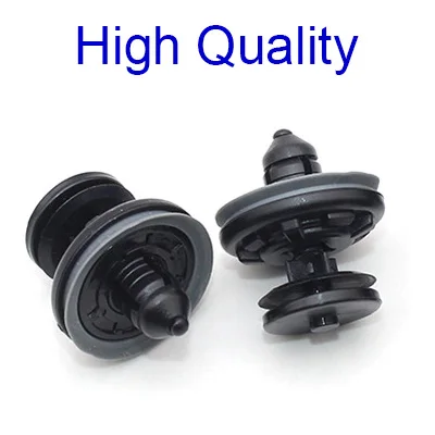 High Quality 10pcs 10 шт. 8mm Автомобильная Дверная панель крепежные зажимы внутренняя отделка пластиковые фиксаторы заклепки для Audi A4 Polo 6R VW Passat B7 Scirocco Caddy 6Q0868243 - Название цвета: High Quality 10pcs