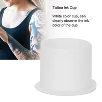 500pcs bag 20 x 17mm professional disposable plastic tattoos ink cups makeup pigment container tattoos accessories supplies