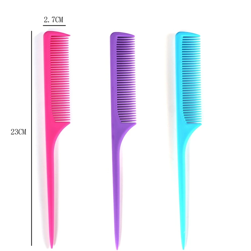 

4Pcs Paddle Hair Brush, Detangling Brush and Hair Comb Set ,Tangle Hairbrush for Long Thick Thin Curly Hair
