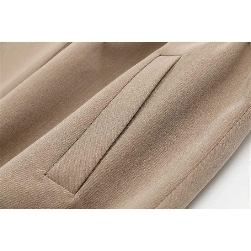 

Plus Size Vest Blazer Jacket Women 2021 Spring Autumn New Black Khaki Casual Tops Korean Version Fashion Blazer Vest Coat GH393