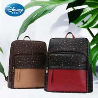 disney leather diaper bag usb baby care backpack mommy pregnant women wet bag waterproof baby pregnant bag mickey baby bag