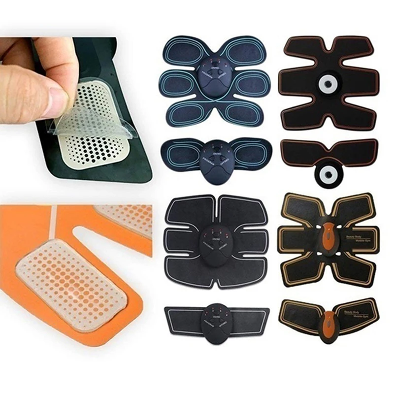 

4/8Pcs Fitness Exerciser Hydrogel Gel Pad for Muscle Massager Muscle Trainer Gel Sticker Muscle Simulator Gel Pad