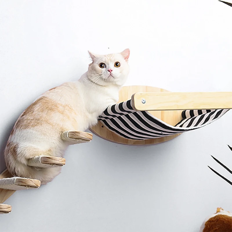 

Игрушка для кошек «сделай сам», подвесная рама из сосновой древесины для скалолазания на стену, подвесная Когтеточка из массива дерева, гам...
