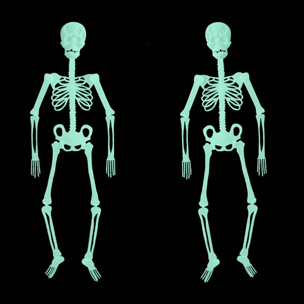 Забавная игрушка на Хэллоуин забавный светящийся череп скелет тело страшный дом