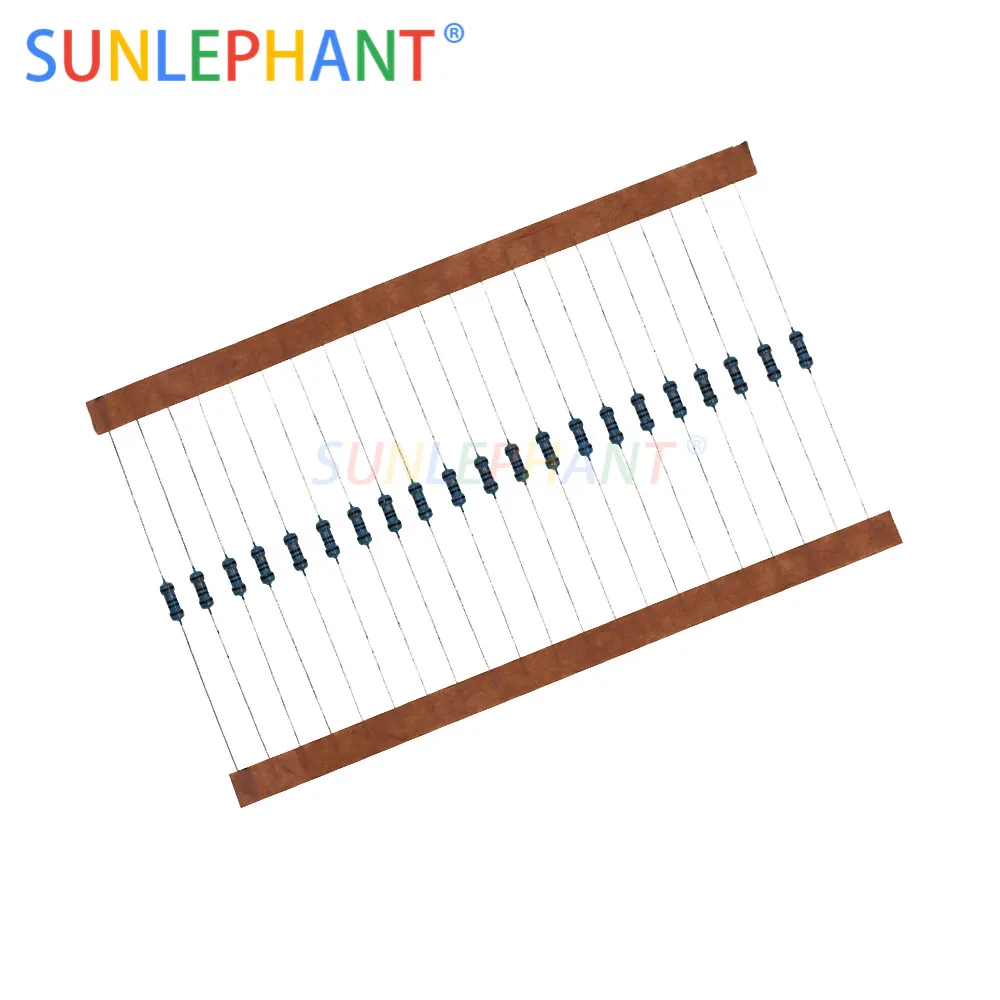 

NEW 600 Pcs 30 Kinds Each Value Metal Film Resistor pack 1/4W 1% resistor assorted Kit Set