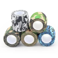 camouflage self adhesive elastic bandage adherent tape for athletic sport wrap and tattoo supply 5cm4 5m