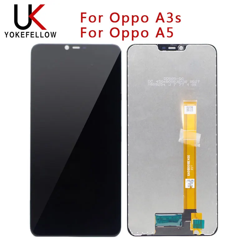 Сменный ЖК дисплей 6 2 дюйма для Oppo A3s CPH1805 полный кодирующий преобразователь