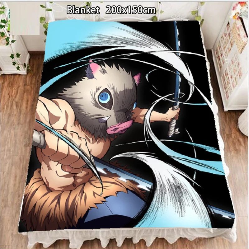Флисовое одеяло и покрывала в стиле аниме для кровати 200 см 100 см|Одеяла| |