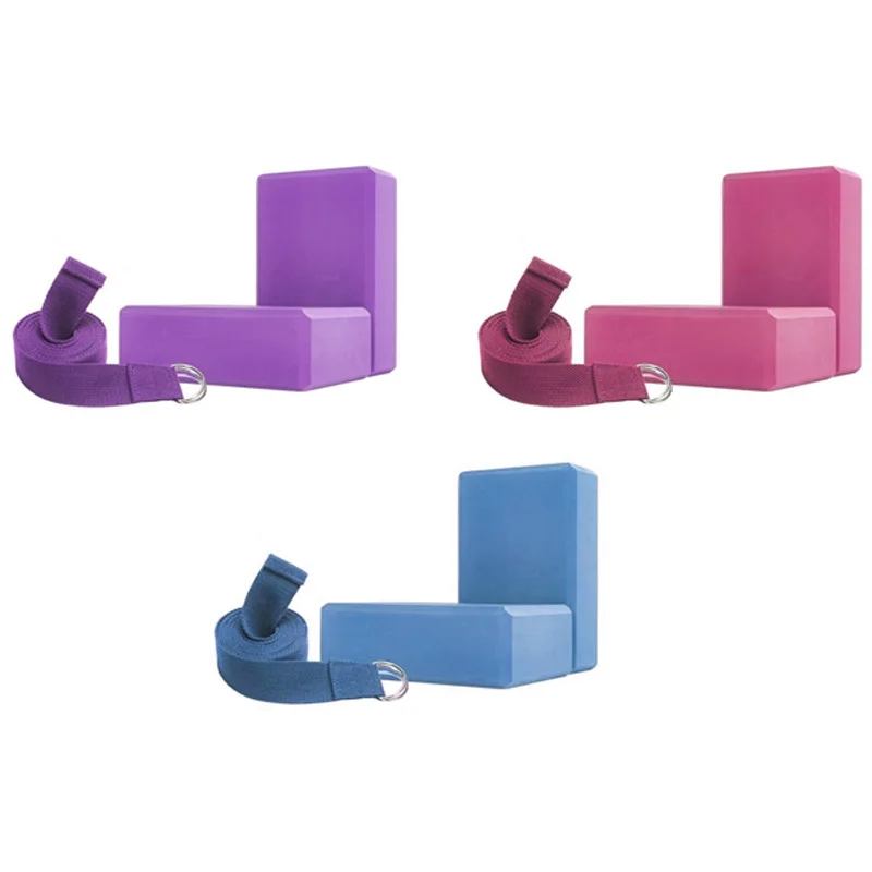 

Home Yoga Block Set Yoga Brick Yoga Block Stretch Band Pilates Body Shaping Exercise Workout Fitness Equipment