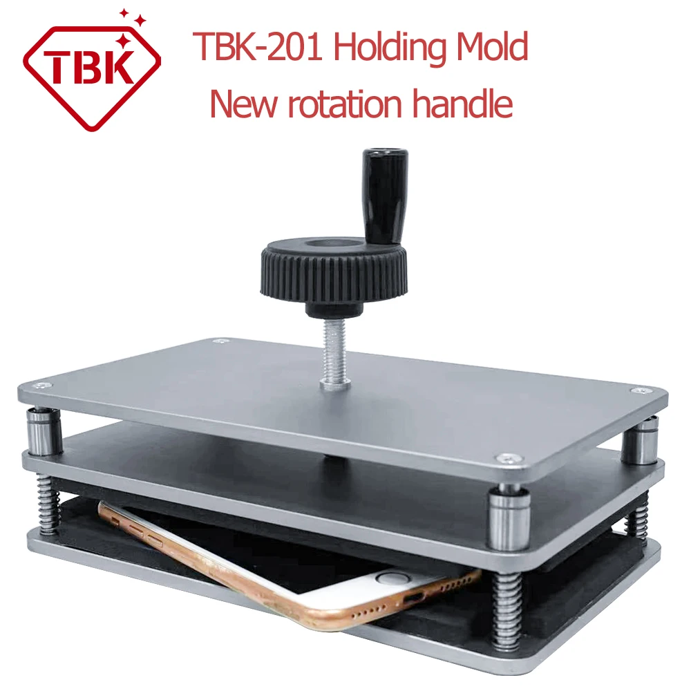 TBK Universal backcover pressure mold Frame Dispensing Laminating Protecting Mould for iPhone Back Glass Repair Holding of Mould