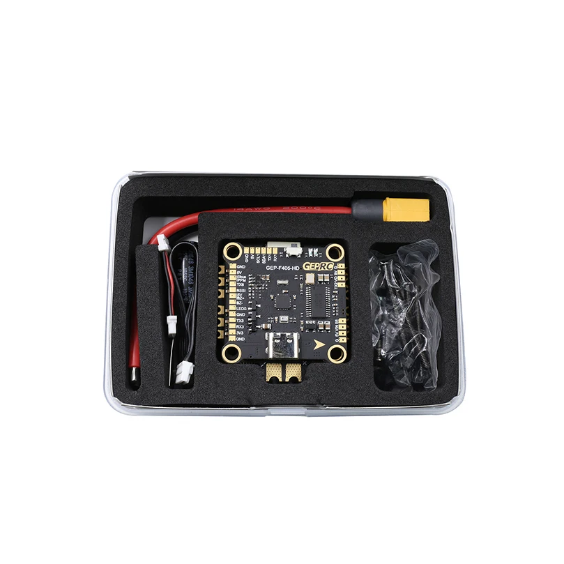 

GEPRC Span F405 HD Stack F4 Flight Controller AIO OSD BEC &50A BL_32 3-6S 4in1 ESC Built-in Current Sensor for Air Unit RC Drone