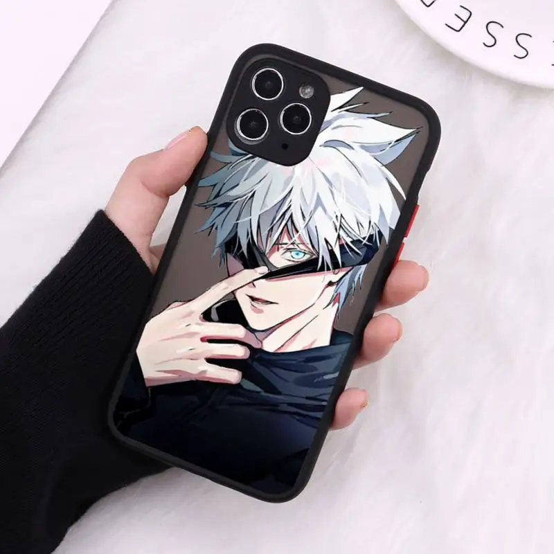 

jujutsu kaisen Phone Case Matte Transparent For iPhone 12 Mini 11 Pro XR XS Max 7 8 Plus