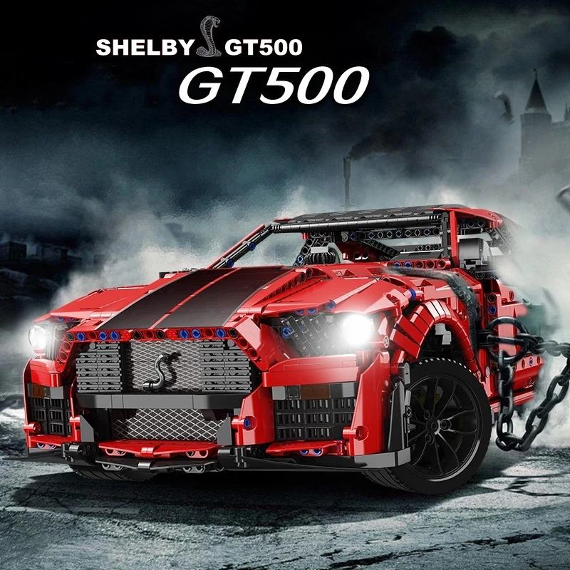 

Высокотехнологичная модель спортивного автомобиля MOC K135 Gt500, конструктор, развивающая игрушка, подарок для детей на день рождения