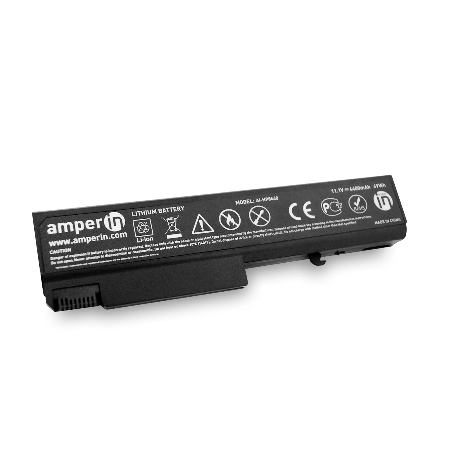 Аккумуляторная батарея AI HP8440 для ноутбука HP EliteBook 6930p 8440p 8440w ProBook 6440b 6445b 11.1V 4400mAh (49Wh)