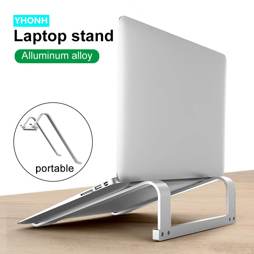 Алюминиевая Портативная подставка для ноутбука подставка-держатель Macbook Pro Air HP