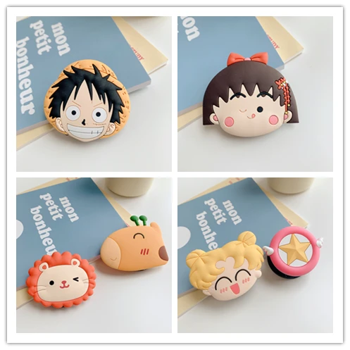 Держатель для пальцев с изображением милой девушки японского льва жирафа |