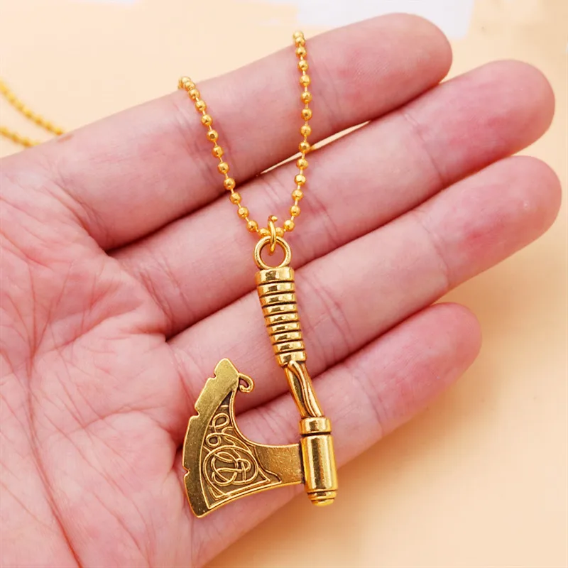 

Vintage Tomahawk Necklace, 3D Axe Charms, Nordic Viking Weapon Charms, DIY Punk Handmade Jewelry Charms, A2108 1pcs