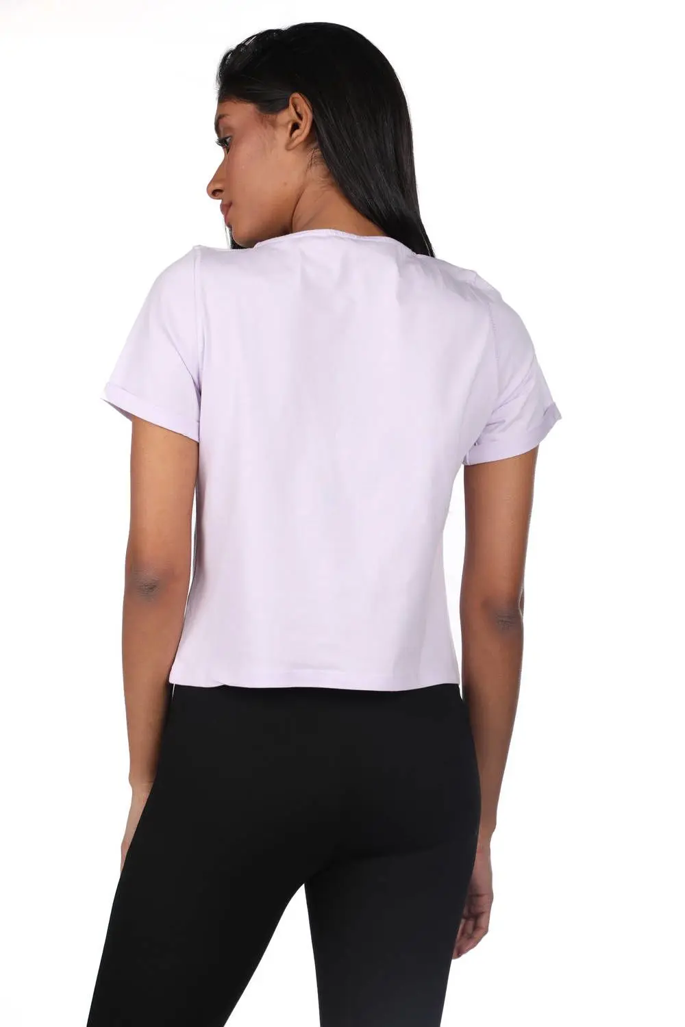 

Markapia Womens Lilac Button Detailed T-Shirt