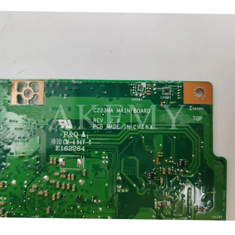 

C423NA Motherboard N3350 CPU 4GB RAM 64GB SSD For Asus Chromebook C423NA C423N C423 C223NA Laptop motherboard C423NA Mainboard