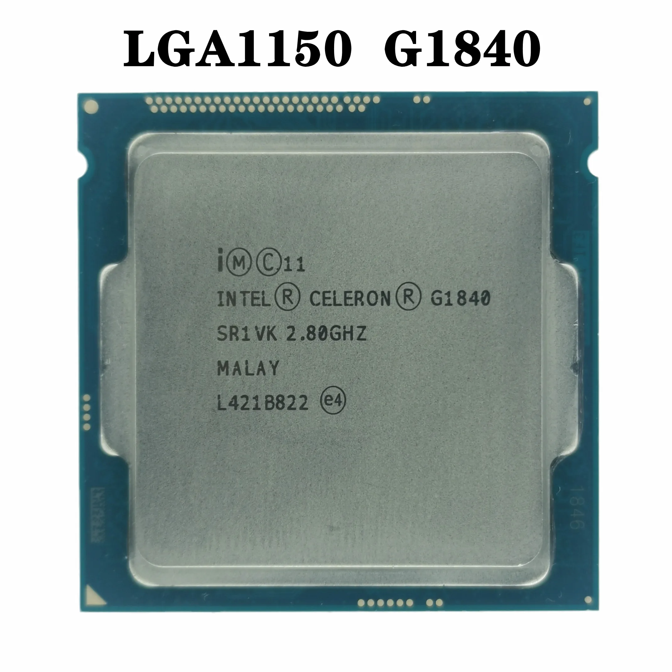 Десктопный процессор G1840 2 8 ГГц Мб кэш-памяти двухъядерный ЦПУ SR1VK SR1RR 53 Вт LGA 1150