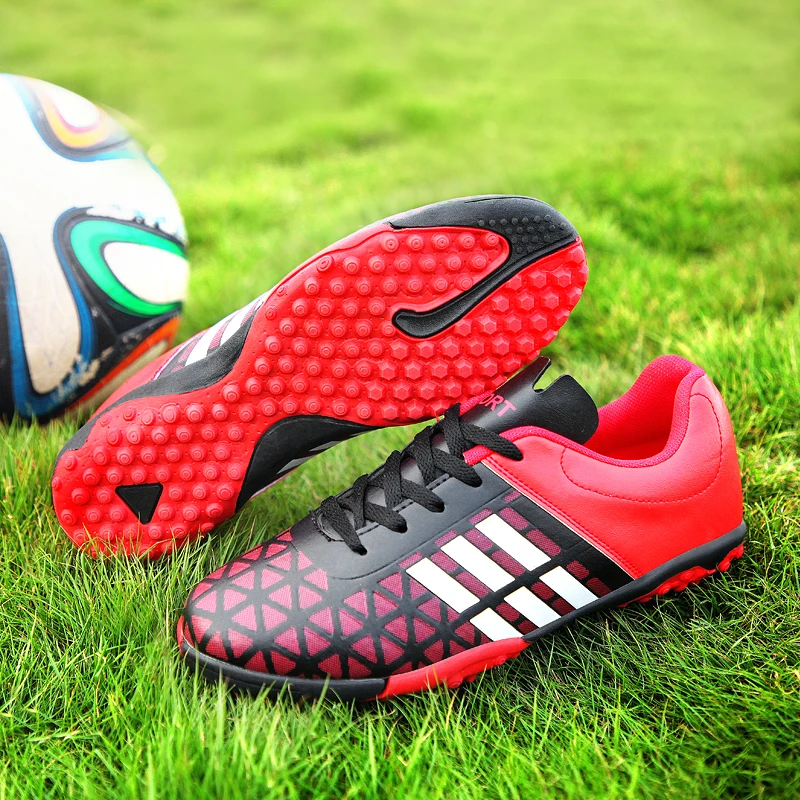 

2020 Hot Sale Brand Child Soccer Football Shoes Men Women Outdoor TF Turf Soccer Cleats Athletic Trainers Sneakers Adults Boots