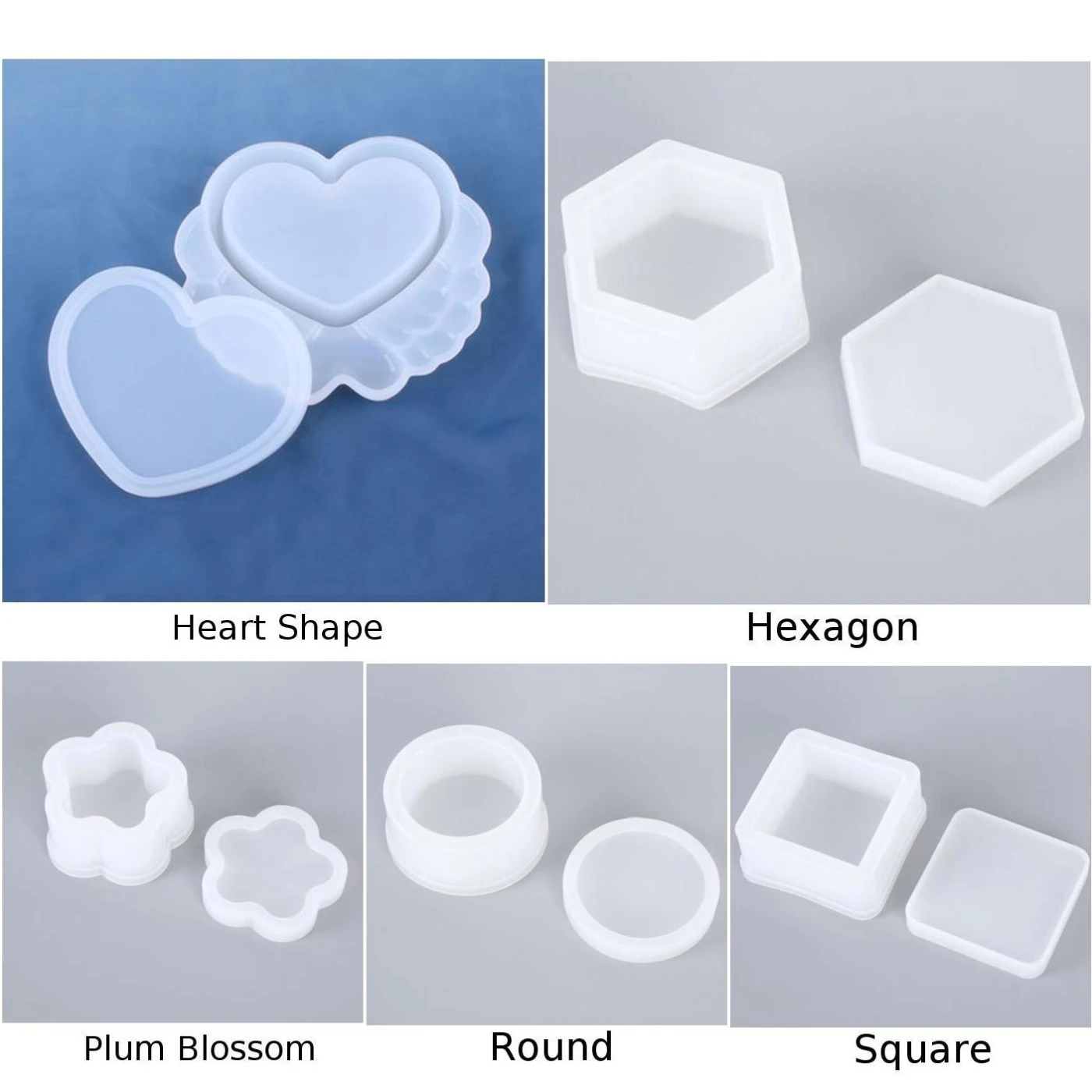 Прозрачная силиконовая форма подвеска ожерелье формы для изготовления