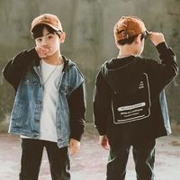 jacket hooded casual spring and autumn clothing childrens fashion jacket 10 boys wind coat
