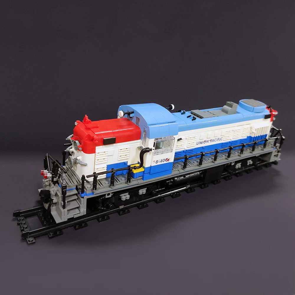 JIESTAR-tren de vapor creativo experto, Ideas, Doomsday, tren expr&eacute;s, bloques de construcci&oacute;n modulares Moc, modelo de juguetes 59006-2