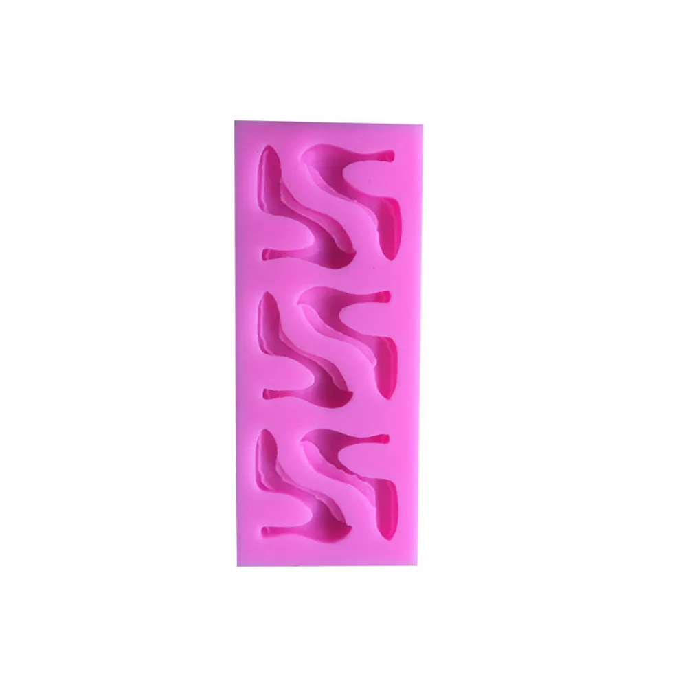

High Heel Shoes Boots 3D Silicone Fondant Mold Party Cake Decorating Tools Cupcake Candy Jelly Chocolate Gumpaste Molds