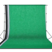 1 63m5 x 10ft photography studio non woven backdrop green white black grey 4 pcs solid color simple background